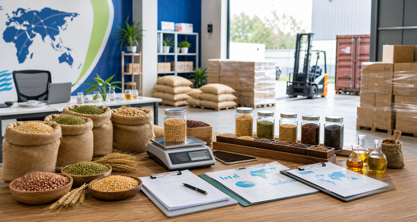 Agro commodity quality inspection and sourcing coordination